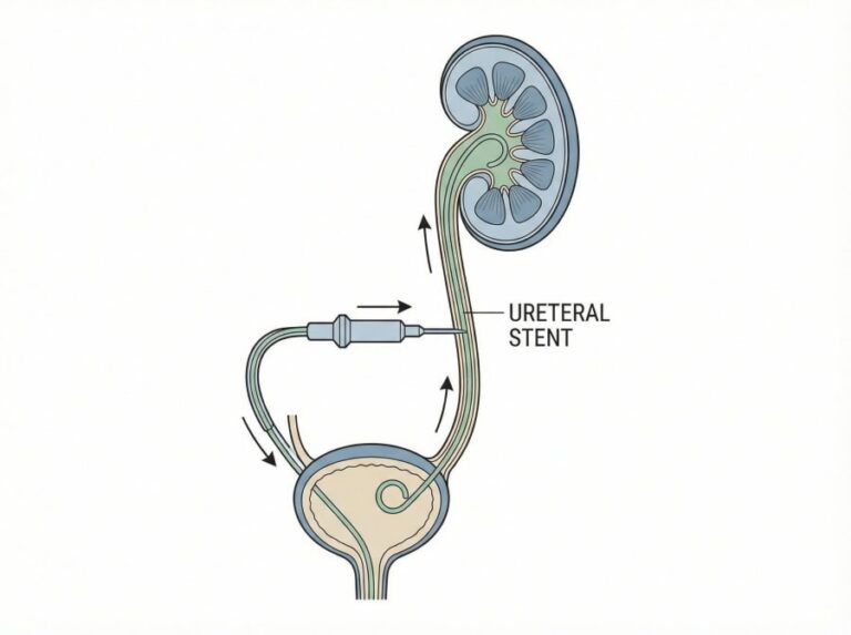 Montare stent ureteral